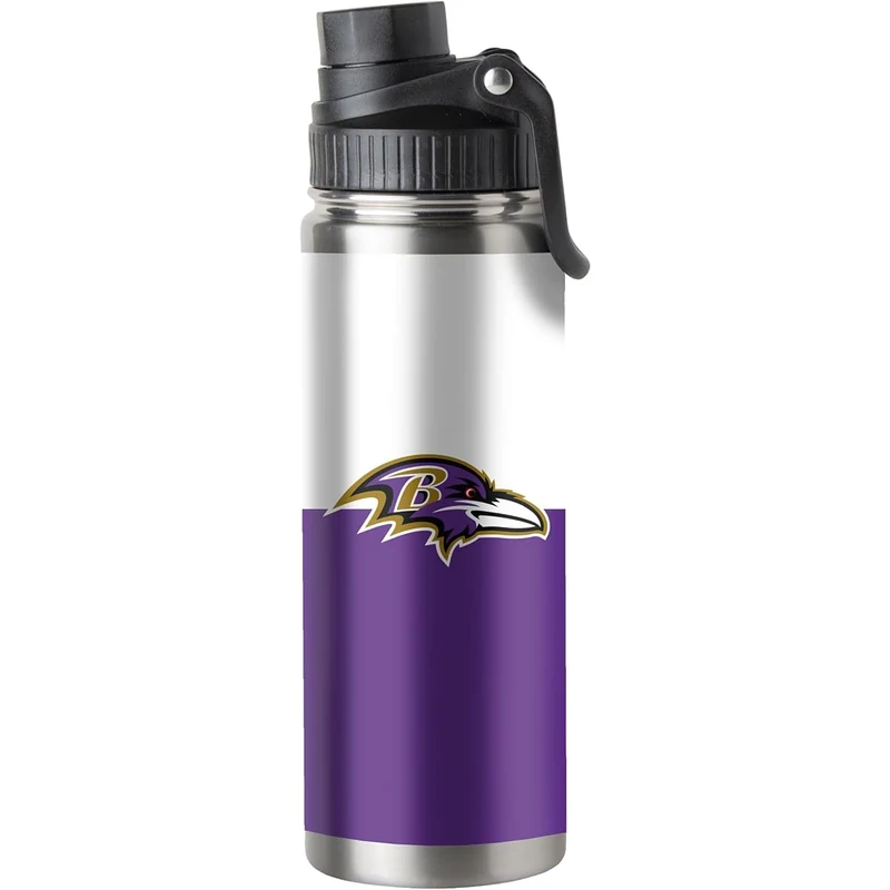 Logo Brands Ravens Twist Top Bottle Baltimore Ravens Water Bottle water bottles