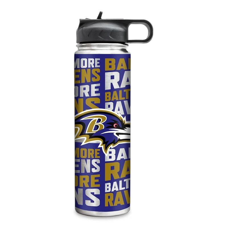 Rico Industries Ravens Stainless Tumbler Baltimore Ravens Water Bottle water bottles